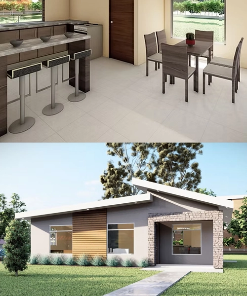 Construcción de casa de habitación